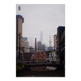 Poster Un pont à Shanghai