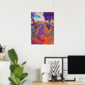 Poster Un pont vers la paix et une I.A. a développé la pe (Bureau à domicile)