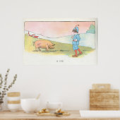 Poster Un porc (Cuisine)