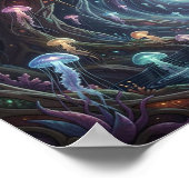 Poster Un portail mystique scintillant dans une mer caché (Coin)