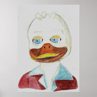 Poster Un portrait de Howard le canard
