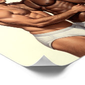 Poster Un portrait de masculinité unie (Coin)