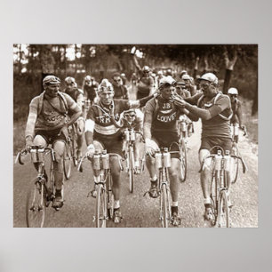POSTER UN PORTRAIT INTIME DU TOUR DE FRANCE DES ANNEES 19