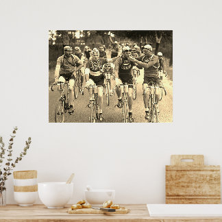POSTER UN PORTRAIT INTIME DU TOUR DE FRANCE DES ANNÉES 19