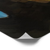 Poster Un Possum dans la nuit étoilée (Coin)