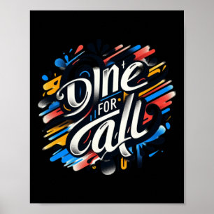 Poster Un Pour Tous Une Tapisserie De Connexion Humaine E