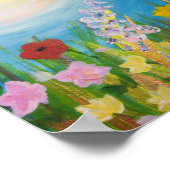 Poster Un pré de fleurs sauvages (Coin)