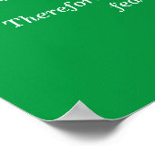 Poster Un présent aide en difficulté Psaume 46 (Coin)