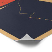 Poster Un président aveuglé par les problèmes mentaux (Coin)