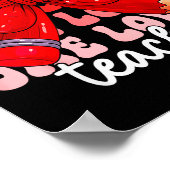 Poster Un professeur aimé cœur mignon Saint-Valentin fill (Coin)