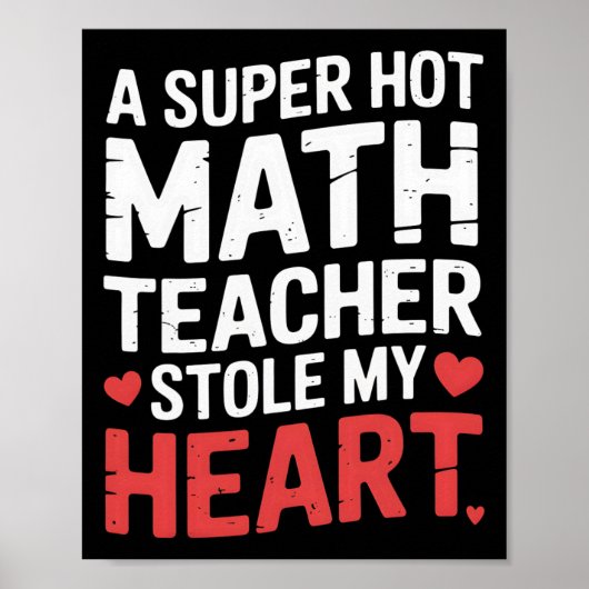 Poster Un professeur de maths super sexy m'a volé mon cœu (Devant)