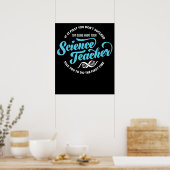 Poster Un professeur de sciences doit avoir des femmes en (Cuisine)