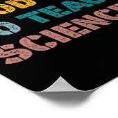 Poster Un Professeur De Sciences Donne Un Bon Jour À L'En (Coin)