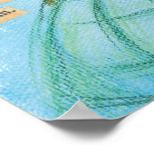 Poster Un professeur enflamme l'affiche du feu (Coin)