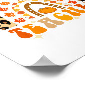 Poster un professeur remerciant remercier l'action de l'a (Coin)