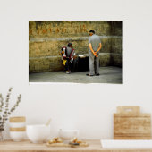 Poster Un public, Valence, Espagne (Cuisine)