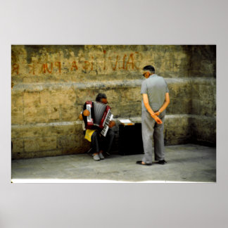 Poster Un public, Valence, Espagne
