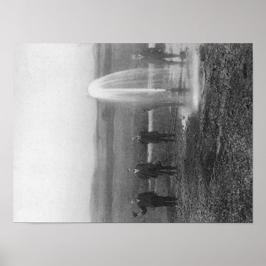 Poster Un puits de coulée dans le bassin de JudithMontana (Devant)