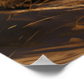 Poster Un récupérateur d'or sur la plage (Coin)