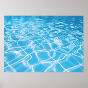 Poster Un reflet de la transparence de l'eau