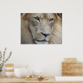 Poster Un regard de lion (Cuisine)