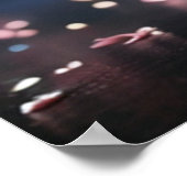 Poster Un regard doux, une sorte d'âme : chat et gentille (Coin)