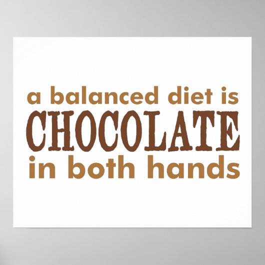 Poster Un régime équilibré est... (Devant)