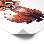Poster Un renard avec air intéressé (Coin)