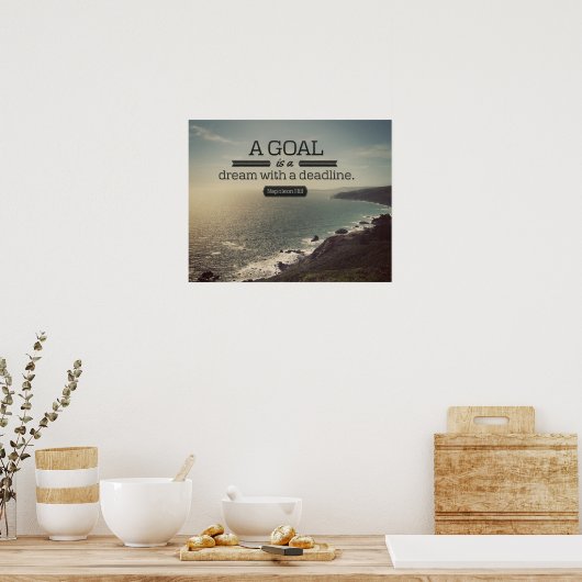 Poster Un Rêve Avec Un Délai (Cuisine)