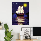 Poster Un rêve nautique (Bureau à domicile)