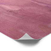 Poster Un rêve personnalisé aux teintes roses (Coin)