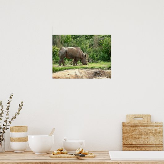 Poster Un rhino (Cuisine)