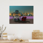 Poster Un robot et son chien imprimer (Cuisine)