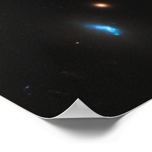 Poster Un Rose en galaxies, ARP 273 [Imprimer] (Coin)