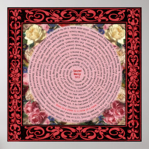 Poster Un Rose Est Un Rose Est Un Rose