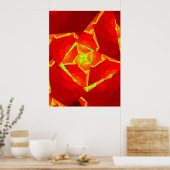 Poster Un Rose ouvert (Cuisine)