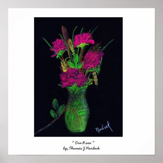 Poster " Un Rose pour vous " (Devant)