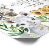 Poster Un Safari vert sauvage ne dit pas bébé (Coin)