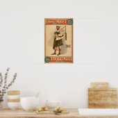 Poster Un salon Match "Old Hoss" Scottish Bagpiper (Cuisine)