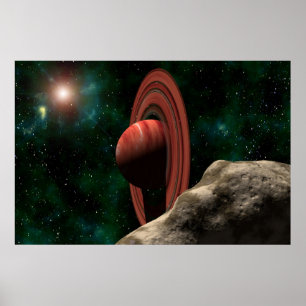Poster Un Saturne comme une planète