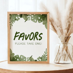 Poster Un Sauvage Est Sur Le Chemin Safari Baby Favor Sig