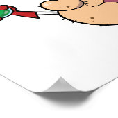 Poster Un scientifique fou tenant une potion verte (Coin)