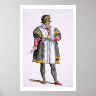 Poster Un Sénateur de Leipzig de 'Receuil des Estampes, R