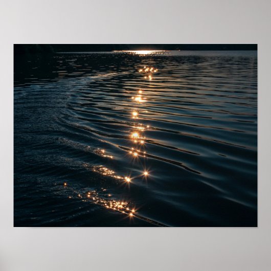 Poster Un sentier des étoiles : Lumière du soleil sur l'e (Devant)