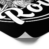 Poster Un seul rang de plus Crochet Squelette Crochet Tri (Coin)