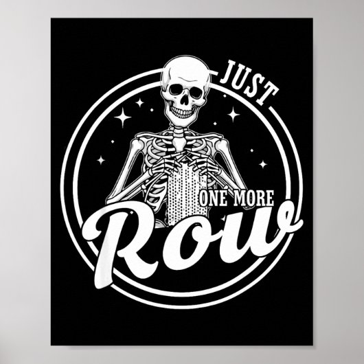 Poster Un seul rang de plus Crochet Squelette Crochet Tri (Devant)