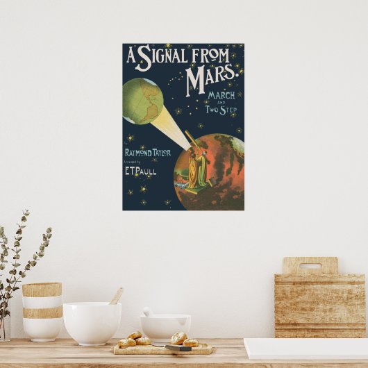 Poster Un Signal De Mars (Cuisine)