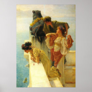 Poster Un signe de la vanité par Sir Lawrence Alma-Tadema