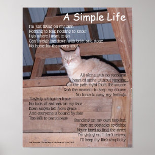 Poster Un simple poème de vie