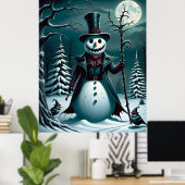 Poster Un Snowman Déplaisant (Bureau à domicile)